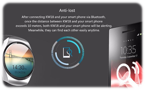Smart Watch K18 Bluetooth Synch