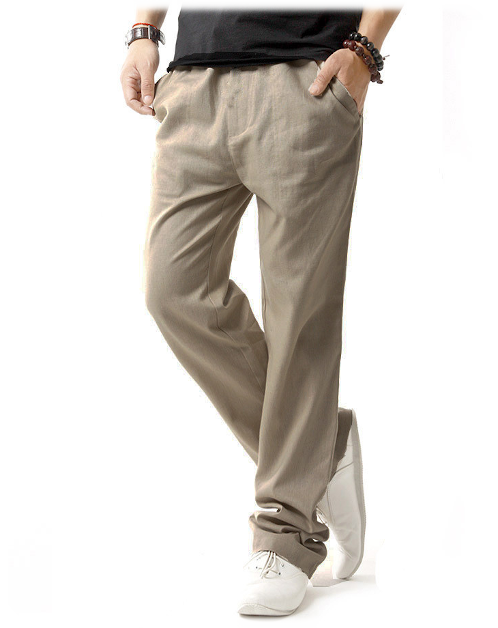 Loose Trouser Casual Brand Beige