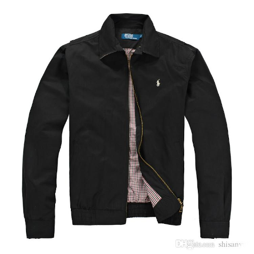Fashion Cotton Men's Golf jacket Black