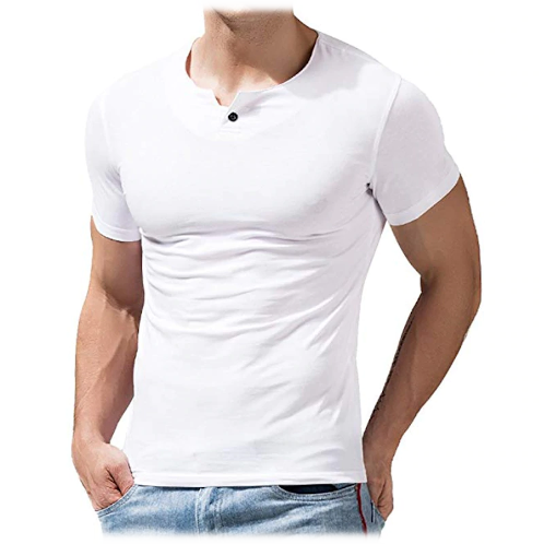 Men Body Fit Shirt White